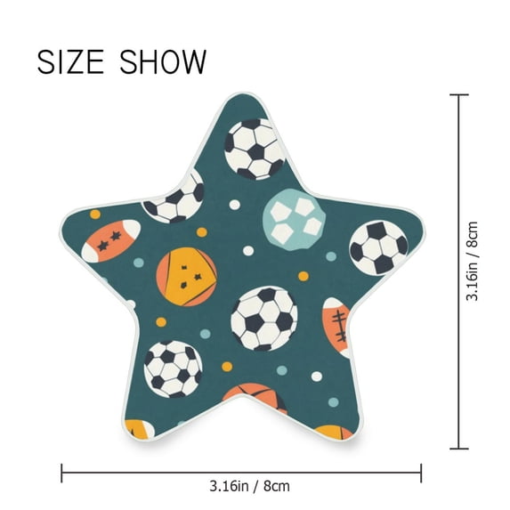Star Shaped Energy Saving Night Light Living Room Night Light, Bedroom Night Light, Corridor Night Light, Study Night Light Cartoon Ball Set