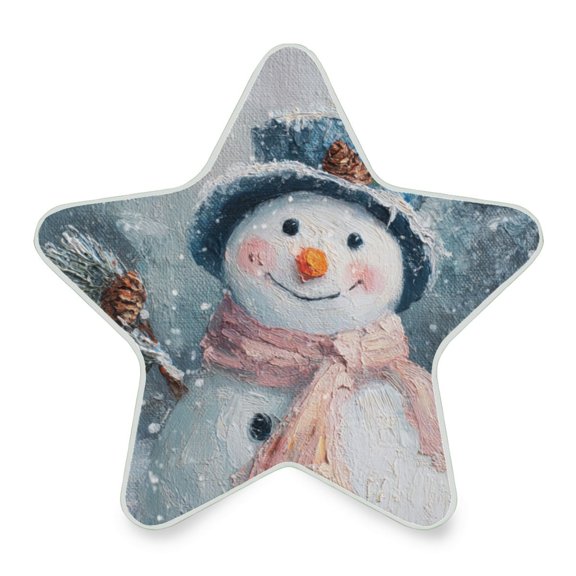 Star Shaped Energy Saving Night Light Living Room Night Light, Bedroom Night Light, Corridor Night Light, Study Night Light Cartoon Beautiful Christmas Snowman