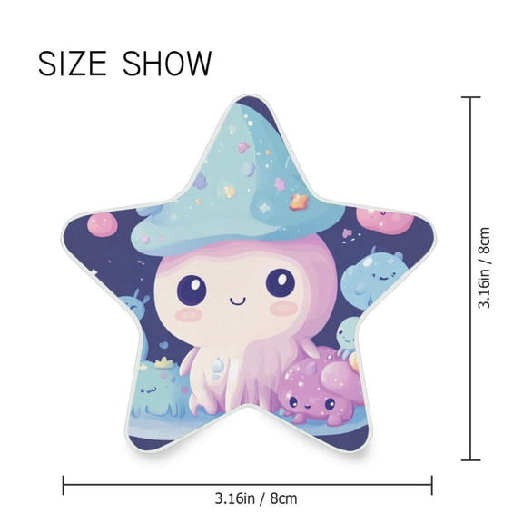 Star Shaped Energy Saving Night Light Living Room Night Light, Bedroom Night Light, Corridor Night Light, Study Night Light Cartoon Beautiful Jellyfish