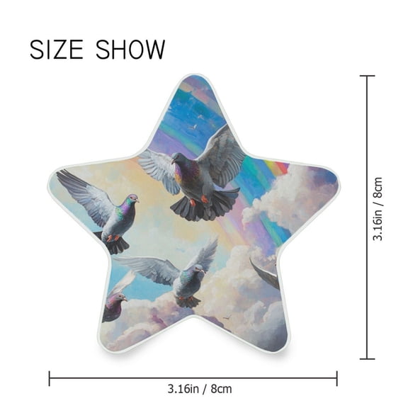 Star Shaped Energy Saving Night Light Living Room Night Light, Bedroom Night Light, Corridor Night Light, Study Night Light Cartoon Beautiful Pigeon