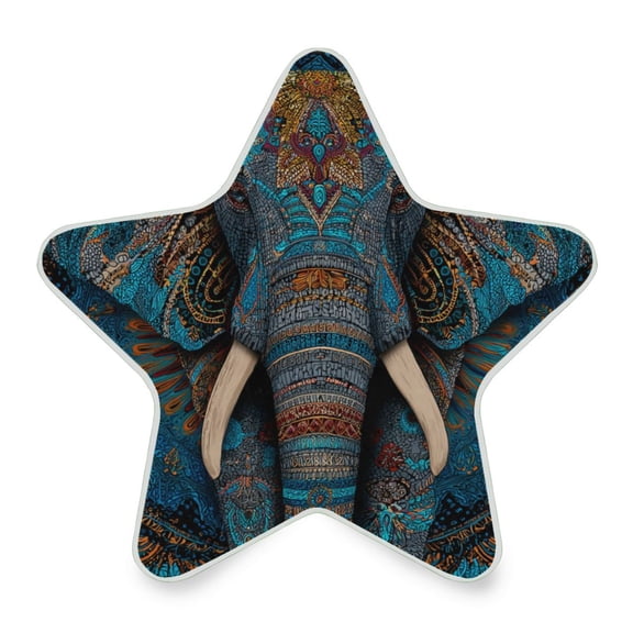 Star Shaped Energy Saving Night Light Living Room Night Light, Bedroom Night Light, Corridor Night Light, Study Night Light Cartoon Blue Eephant