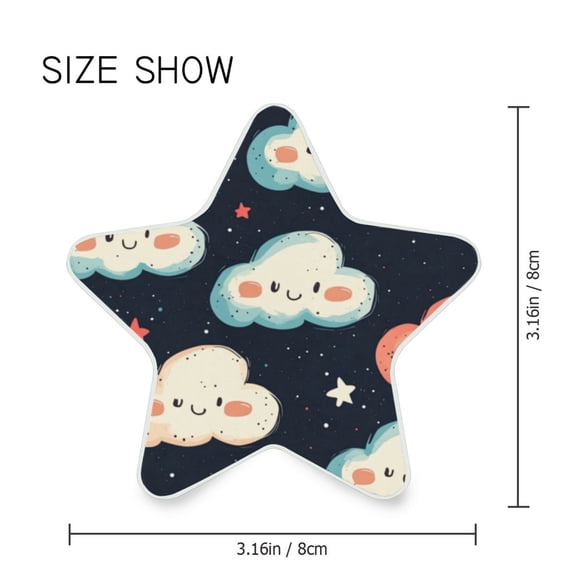 Star Shaped Energy Saving Night Light Living Room Night Light, Bedroom Night Light, Corridor Night Light, Study Night Light Cartoon Cute Smile Cloud