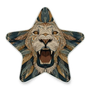 Star Shaped Energy Saving Night Light Living Room Night Light, Bedroom Night Light, Corridor Night Light, Study Night Light Cartoon Fierce Lion