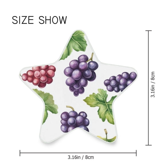 Star Shaped Energy Saving Night Light Living Room Night Light, Bedroom Night Light, Corridor Night Light, Study Night Light Cartoon Grape