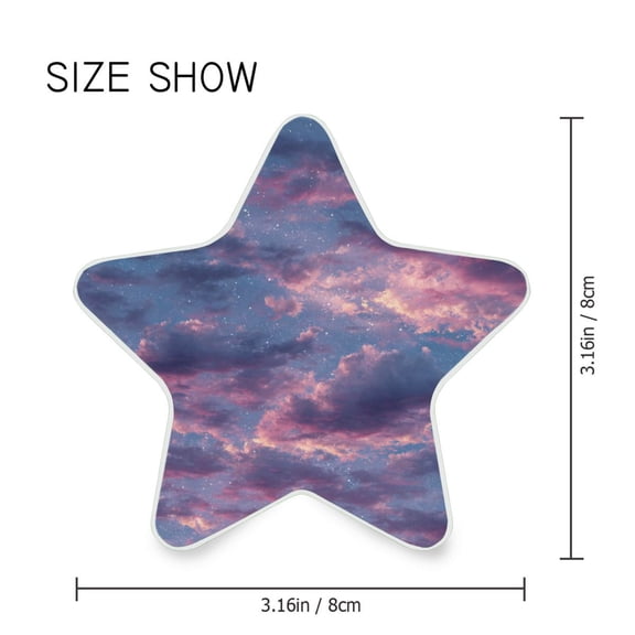 Star Shaped Energy Saving Night Light Living Room Night Light, Bedroom Night Light, Corridor Night Light, Study Night Light Cartoon Purple Cloud