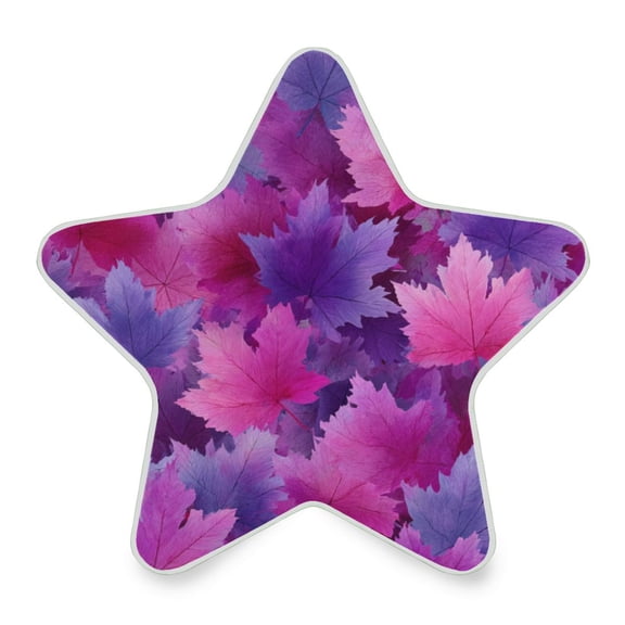 Star Shaped Energy Saving Night Light Living Room Night Light, Bedroom Night Light, Corridor Night Light, Study Night Light Cartoon Purple Maple Leaves