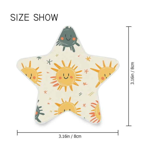 Star Shaped Energy Saving Night Light Living Room Night Light, Bedroom Night Light, Corridor Night Light, Study Night Light Cartoon Smiling Sun