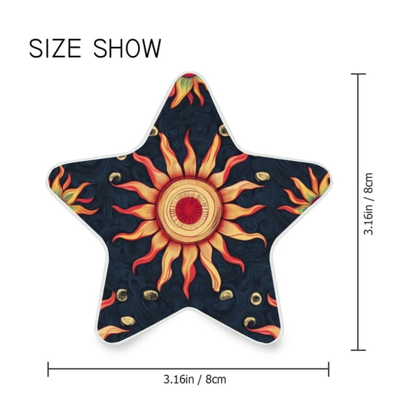 Star Shaped Energy Saving Night Light Living Room Night Light, Bedroom Night Light, Corridor Night Light, Study Night Light Cartoon Sun Seamless