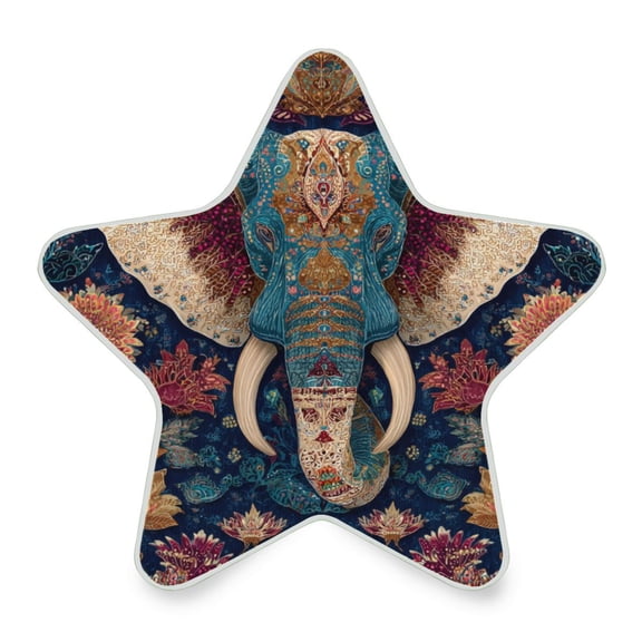 Star Shaped Energy Saving Night Light Living Room Night Light, Bedroom Night Light, Corridor Night Light, Study Night Light Cartoon Watercolor Elephant