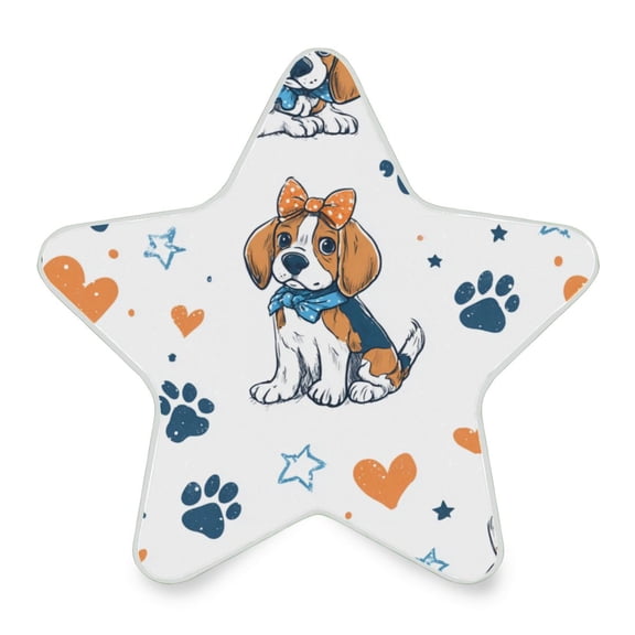Star Shaped Energy Saving Night Light Living Room Night Light, Bedroom Night Light, Corridor Night Light, Study Night Light Charming Beagle