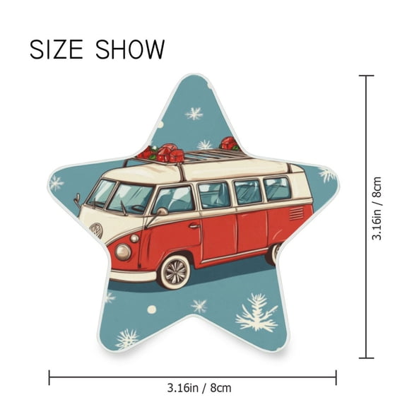 Star Shaped Energy Saving Night Light Living Room Night Light, Bedroom Night Light, Corridor Night Light, Study Night Light Christmas Cartoon Truck