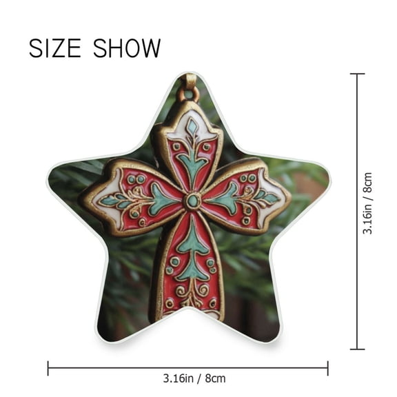 Star Shaped Energy Saving Night Light Living Room Night Light, Bedroom Night Light, Corridor Night Light, Study Night Light Christmas Cross Decoration