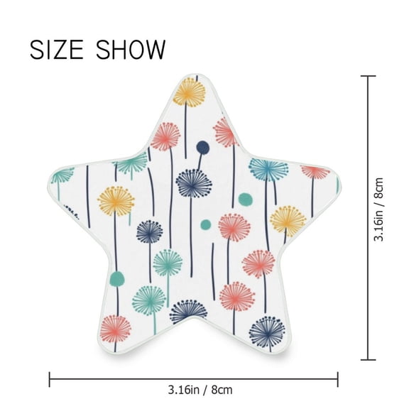 Star Shaped Energy Saving Night Light Living Room Night Light, Bedroom Night Light, Corridor Night Light, Study Night Light Colored Dandelions