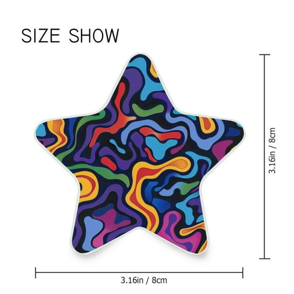 Star Shaped Energy Saving Night Light Living Room Night Light, Bedroom Night Light, Corridor Night Light, Study Night Light Colored River