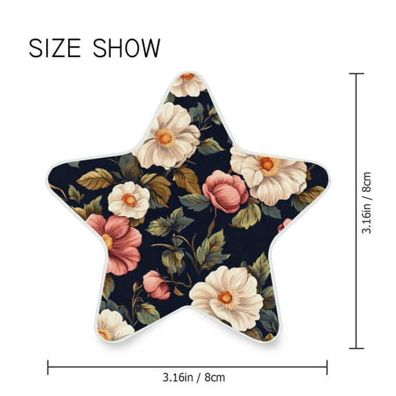 Star Shaped Energy Saving Night Light Living Room Night Light, Bedroom Night Light, Corridor Night Light, Study Night Light Colorful Flowers Pretty