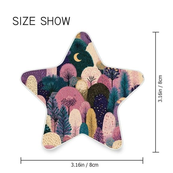 Star Shaped Energy Saving Night Light Living Room Night Light, Bedroom Night Light, Corridor Night Light, Study Night Light Colorful Little Tree