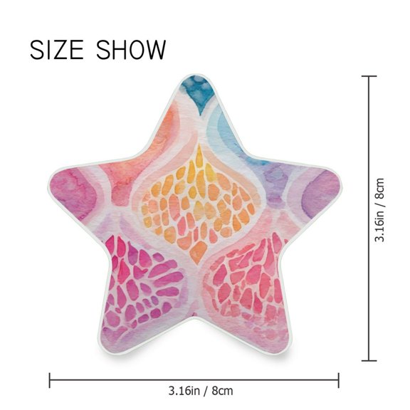 Star Shaped Energy Saving Night Light Living Room Night Light, Bedroom Night Light, Corridor Night Light, Study Night Light Colorful Pattern