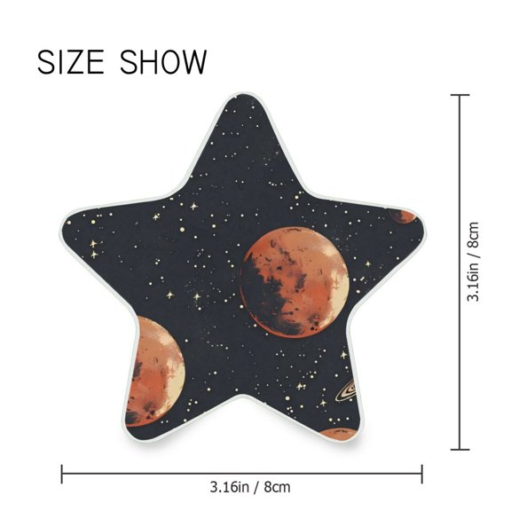 Star Shaped Energy Saving Night Light Living Room Night Light, Bedroom Night Light, Corridor Night Light, Study Night Light Cosmic Mars