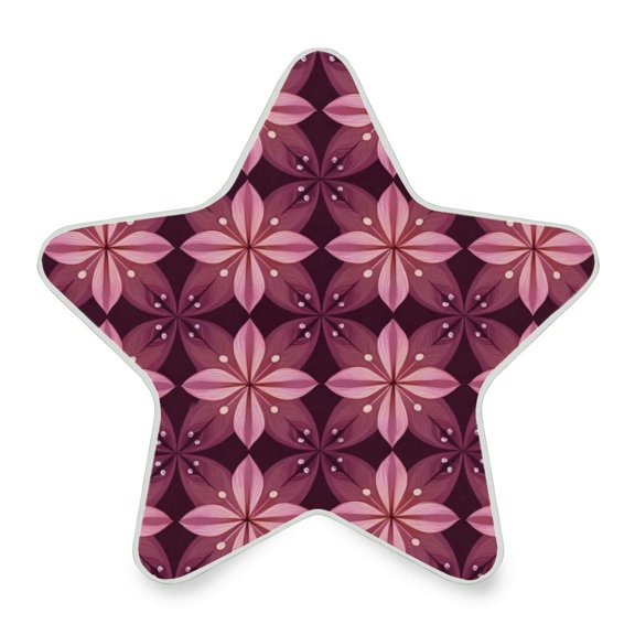 Star Shaped Energy Saving Night Light Living Room Night Light, Bedroom Night Light, Corridor Night Light, Study Night Light Crimson Blossom Square Tiles