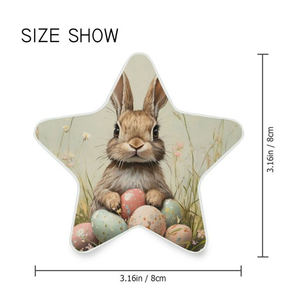 Star Shaped Energy Saving Night Light Living Room Night Light, Bedroom Night Light, Corridor Night Light, Study Night Light Cute Bunny at Easter