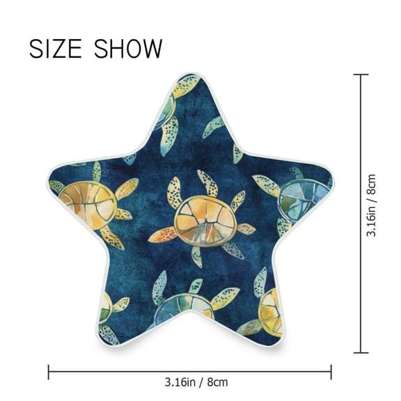 Star Shaped Energy Saving Night Light Living Room Night Light, Bedroom Night Light, Corridor Night Light, Study Night Light Cute Green Turtle