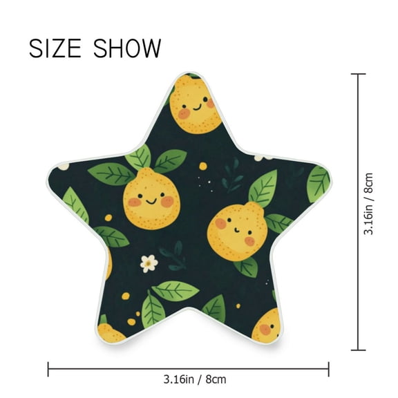 Star Shaped Energy Saving Night Light Living Room Night Light, Bedroom Night Light, Corridor Night Light, Study Night Light Cute Smile Lemon