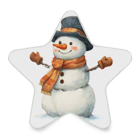 Star Shaped Energy Saving Night Light Living Room Night Light, Bedroom Night Light, Corridor Night Light, Study Night Light Cute Snowman