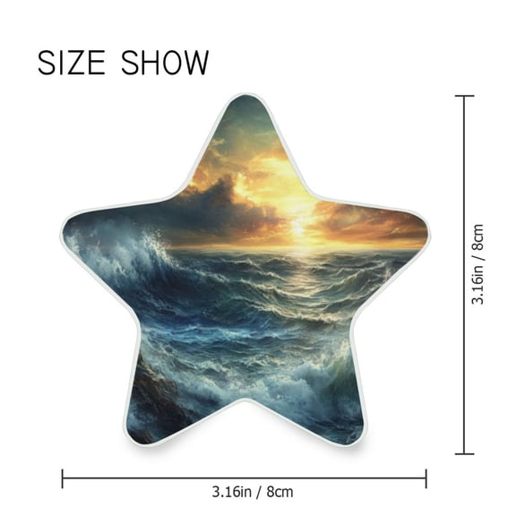 Star Shaped Energy Saving Night Light Living Room Night Light, Bedroom Night Light, Corridor Night Light, Study Night Light Dark Sky Picture