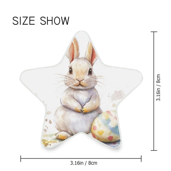 Star Shaped Energy Saving Night Light Living Room Night Light, Bedroom Night Light, Corridor Night Light, Study Night Light Easter Cartoon Rabbit
