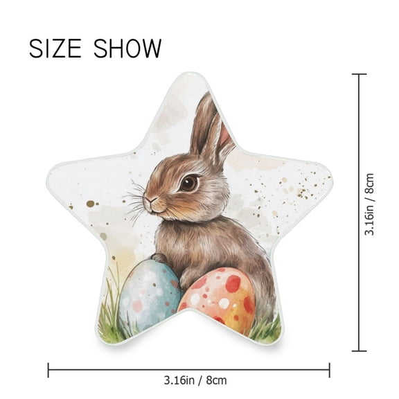 Star Shaped Energy Saving Night Light Living Room Night Light, Bedroom Night Light, Corridor Night Light, Study Night Light Easter Gray Rabbit