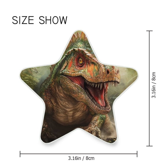 Star Shaped Energy Saving Night Light Living Room Night Light, Bedroom Night Light, Corridor Night Light, Study Night Light Fierce Dinosaur