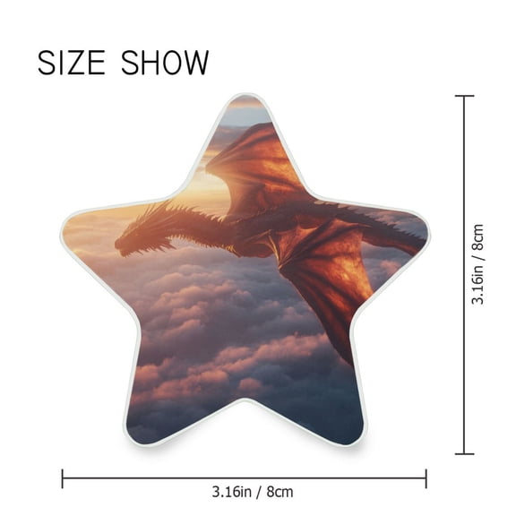 Star Shaped Energy Saving Night Light Living Room Night Light, Bedroom Night Light, Corridor Night Light, Study Night Light Flying Dragon in The Sky