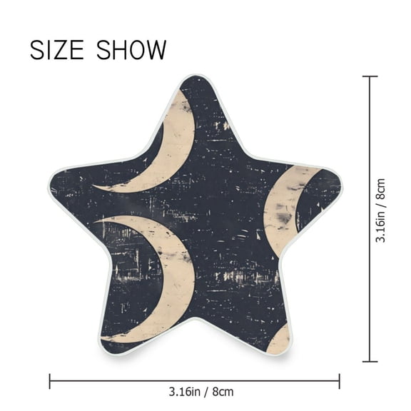 Star Shaped Energy Saving Night Light Living Room Night Light, Bedroom Night Light, Corridor Night Light, Study Night Light Gray Moon