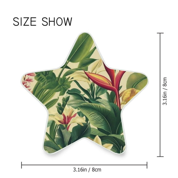 Star Shaped Energy Saving Night Light Living Room Night Light, Bedroom Night Light, Corridor Night Light, Study Night Light Green Shrubs