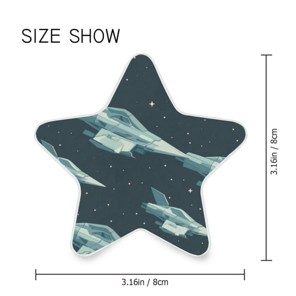 Star Shaped Energy Saving Night Light Living Room Night Light, Bedroom Night Light, Corridor Night Light, Study Night Light Green Spaceship