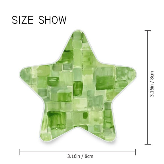 Star Shaped Energy Saving Night Light Living Room Night Light, Bedroom Night Light, Corridor Night Light, Study Night Light Green Square