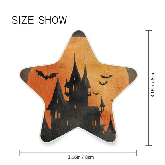 Star Shaped Energy Saving Night Light Living Room Night Light, Bedroom Night Light, Corridor Night Light, Study Night Light Halloween Castle