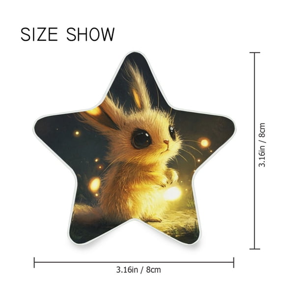 Star Shaped Energy Saving Night Light Living Room Night Light, Bedroom Night Light, Corridor Night Light, Study Night Light Little Yellow Elf