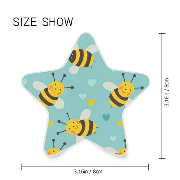 Star Shaped Energy Saving Night Light Living Room Night Light, Bedroom Night Light, Corridor Night Light, Study Night Light Lovely Bee