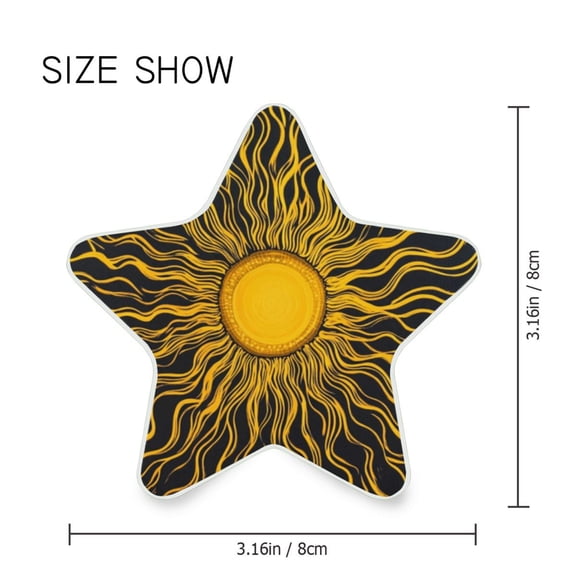 Star Shaped Energy Saving Night Light Living Room Night Light, Bedroom Night Light, Corridor Night Light, Study Night Light Lovely Big Sun
