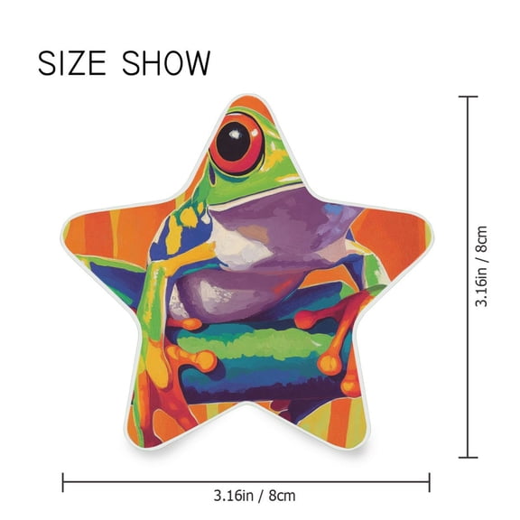 Star Shaped Energy Saving Night Light Living Room Night Light, Bedroom Night Light, Corridor Night Light, Study Night Light Lovely Green Frog
