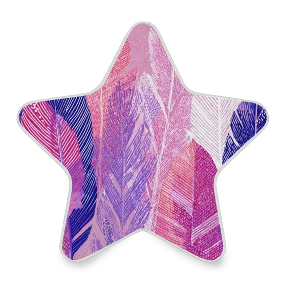 Star Shaped Energy Saving Night Light Living Room Night Light, Bedroom Night Light, Corridor Night Light, Study Night Light Magenta Plume Watercolor Strokes