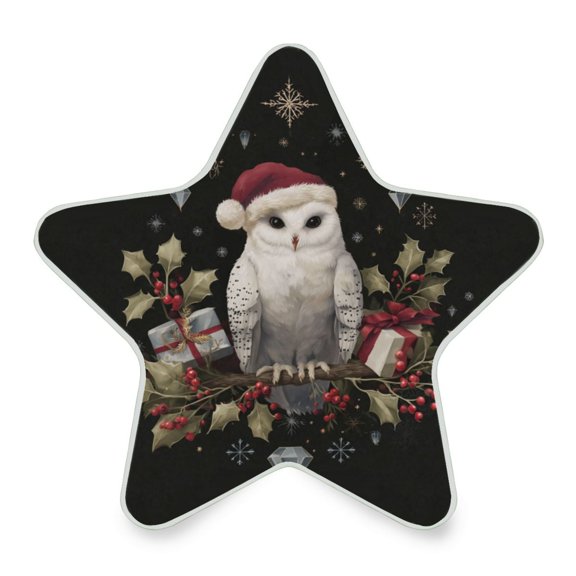 Star Shaped Energy Saving Night Light Living Room Night Light, Bedroom Night Light, Corridor Night Light, Study Night Light Magical Christmas Black Owl