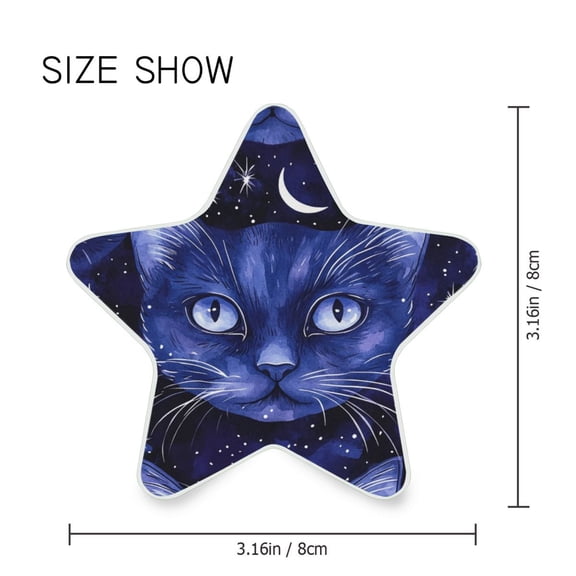 Star Shaped Energy Saving Night Light Living Room Night Light, Bedroom Night Light, Corridor Night Light, Study Night Light Moonlight Cat