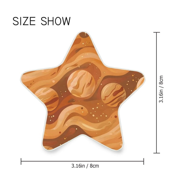Star Shaped Energy Saving Night Light Living Room Night Light, Bedroom Night Light, Corridor Night Light, Study Night Light Orange Planet