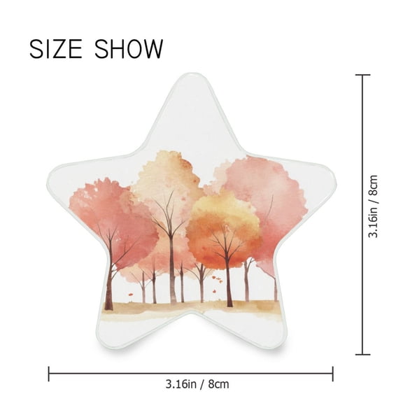 Star Shaped Energy Saving Night Light Living Room Night Light, Bedroom Night Light, Corridor Night Light, Study Night Light Orange Tree