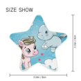 thumbnail image 1 of Star Shaped Energy Saving Night Light Living Room Night Light, Bedroom Night Light, Corridor Night Light, Study Night Light Pink Pegasus and Blue Pegasus, 1 of 6