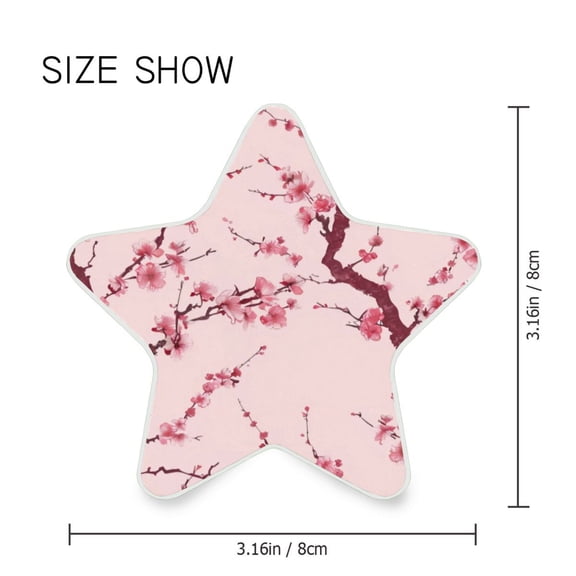 Star Shaped Energy Saving Night Light Living Room Night Light, Bedroom Night Light, Corridor Night Light, Study Night Light Pink Plum Seamless