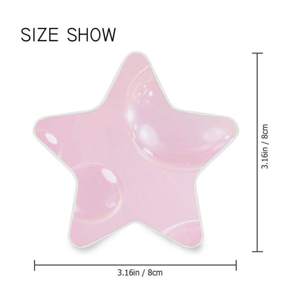 Star Shaped Energy Saving Night Light Living Room Night Light, Bedroom Night Light, Corridor Night Light, Study Night Light Pink Pretty Bubbles