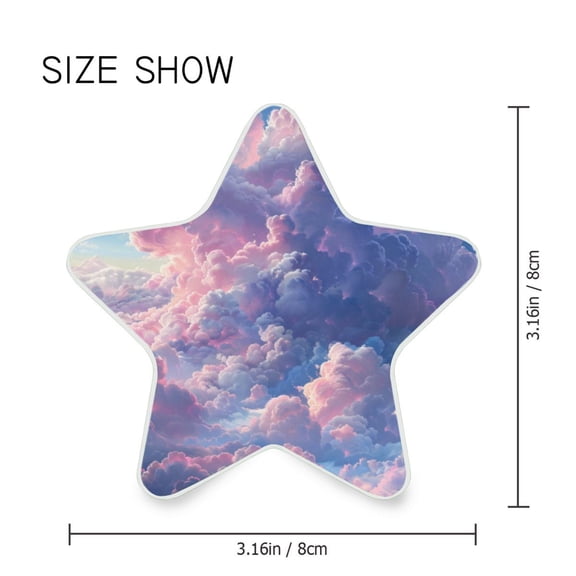 Star Shaped Energy Saving Night Light Living Room Night Light, Bedroom Night Light, Corridor Night Light, Study Night Light Pink Sky